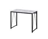 Zaidin Antique White & Black Finish Writing Desk Model 92604 By ACME Furniture